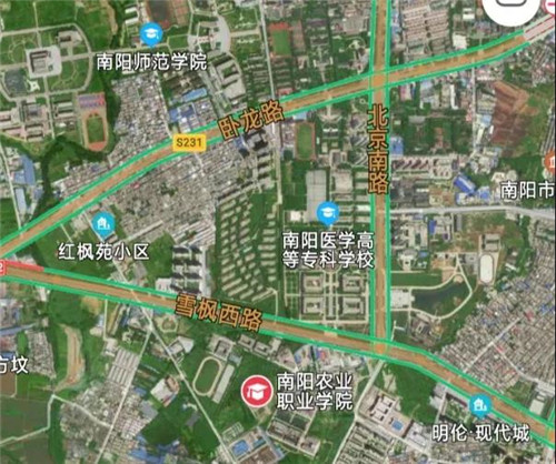 占地29.95平方千米的大学城,布局南阳城北?